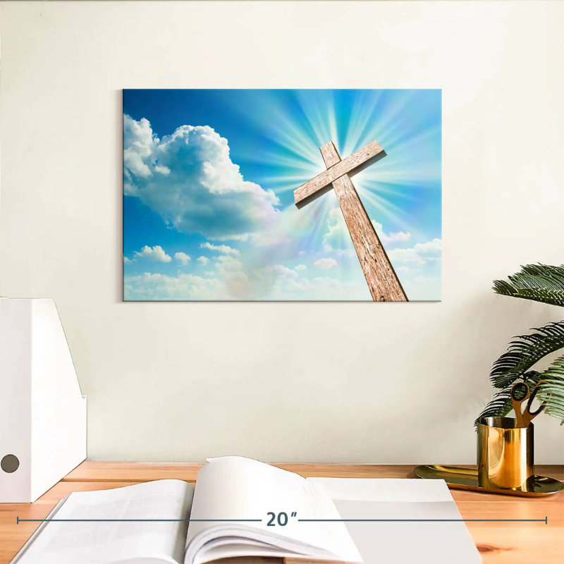 Adella Large Cross, 8" H x 12" W