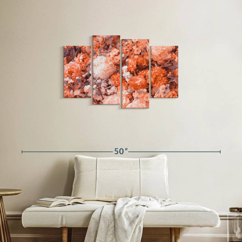 Harnek allure de fleur de pantone, H 22 po x l 36 po