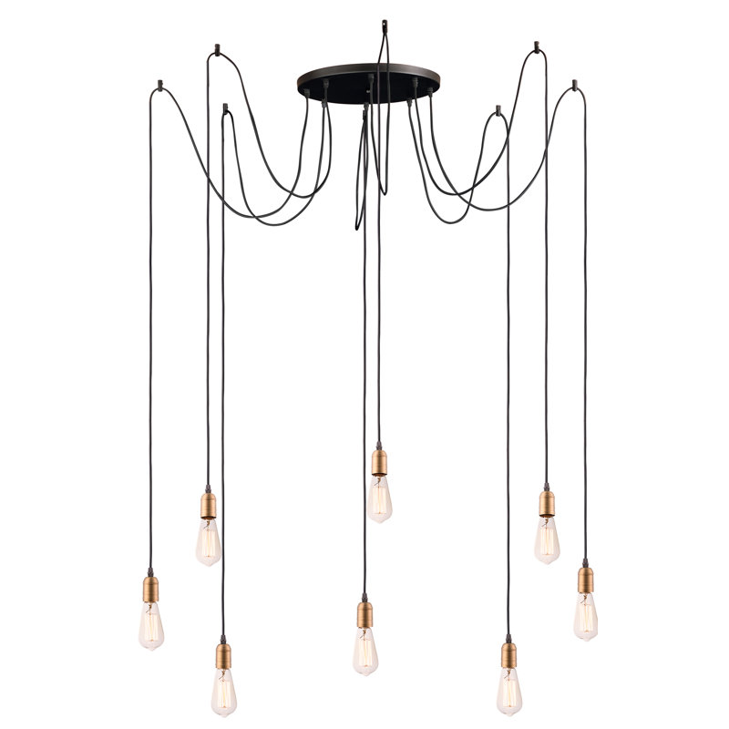 Luminaire suspendu à 8 lumières Jethro