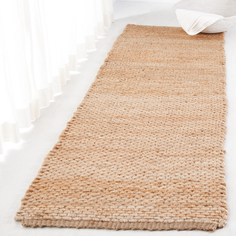 Handmade Jute/Sisal Natural Rug, Runner 2'6" x 8'