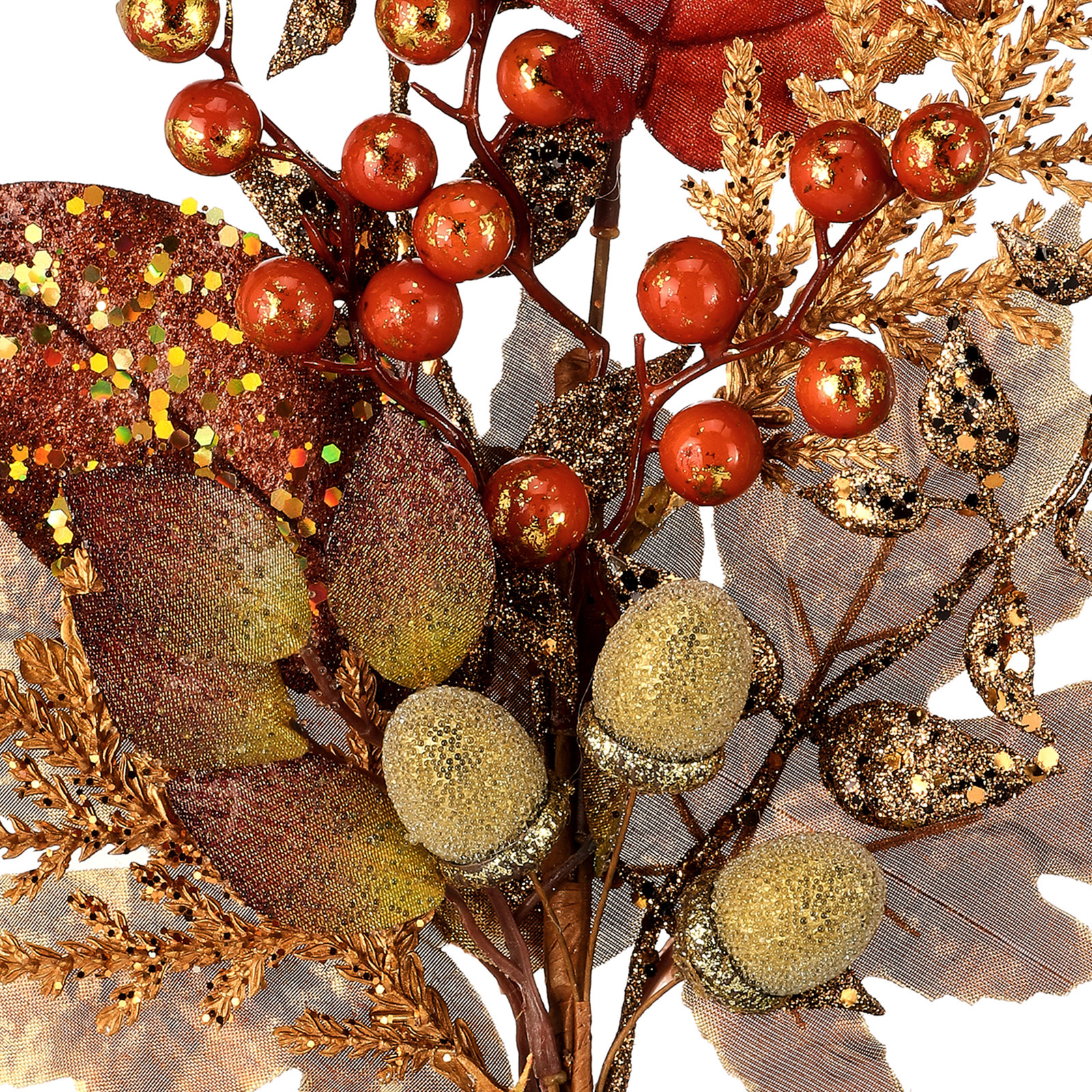 16" Berry Glitter Autumn Pick