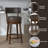 Wendover Upholstered Wood Swivel Stool-71959953