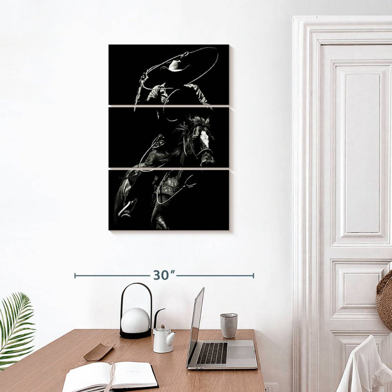 Mehar Scratchboard Rodeo VII, H 32 po x l 20 po