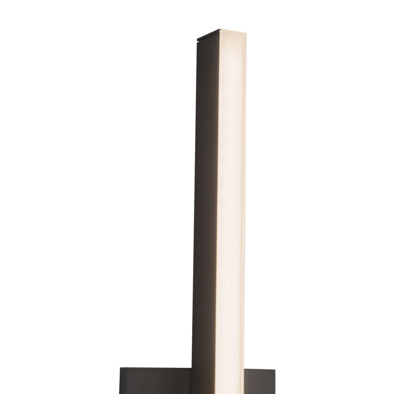 Vega 1 - Light LED Wallchiere, Black, 22.875" H x 4.75" W x 1.75" D