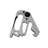 KeySmart 2.17'' W Stainless Steel Key Chain
