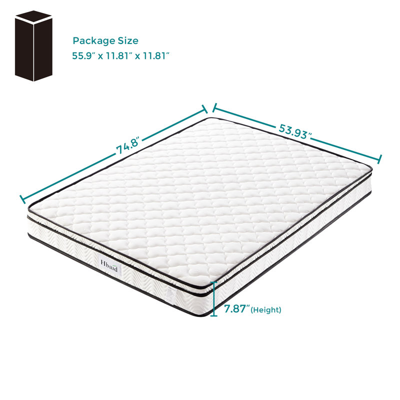 Épaisseur du matelas hybride, Complète