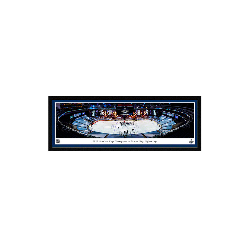 NHL Hockey, H 15,5 po x l 42 po x P 0,88 po, Bleu marine