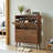 Shoe Storage Cabinet with 2 Flip Drawers and sturdy legs