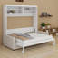 Grand lit escamotable grand lit, grand lit escamotable en bois avec canapé et coussin, lit mural avec tablettes-851260035