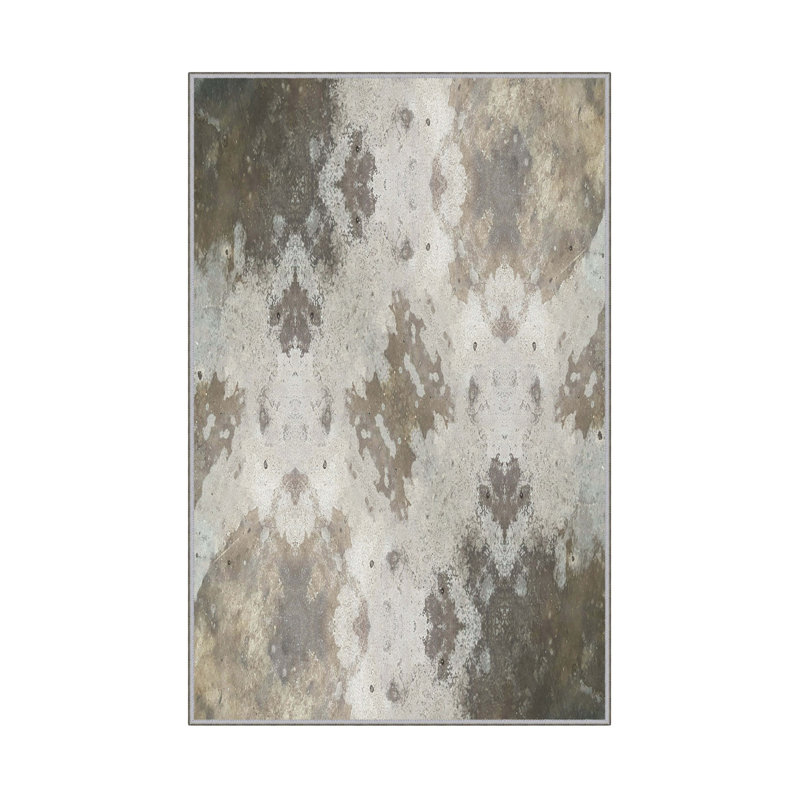 Antibacterial Hall Carpet (2.6 x 6.6 Ft) | 100% Polyester, 0.4 in Pile Height | Non-Slip PVC Dot Underside, Machine Washable | 3D Digital Printing, Durable & Stylish for Entryways, Living Rooms & More