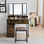 Kimberlee Dressing Table with Mirror-1236590507