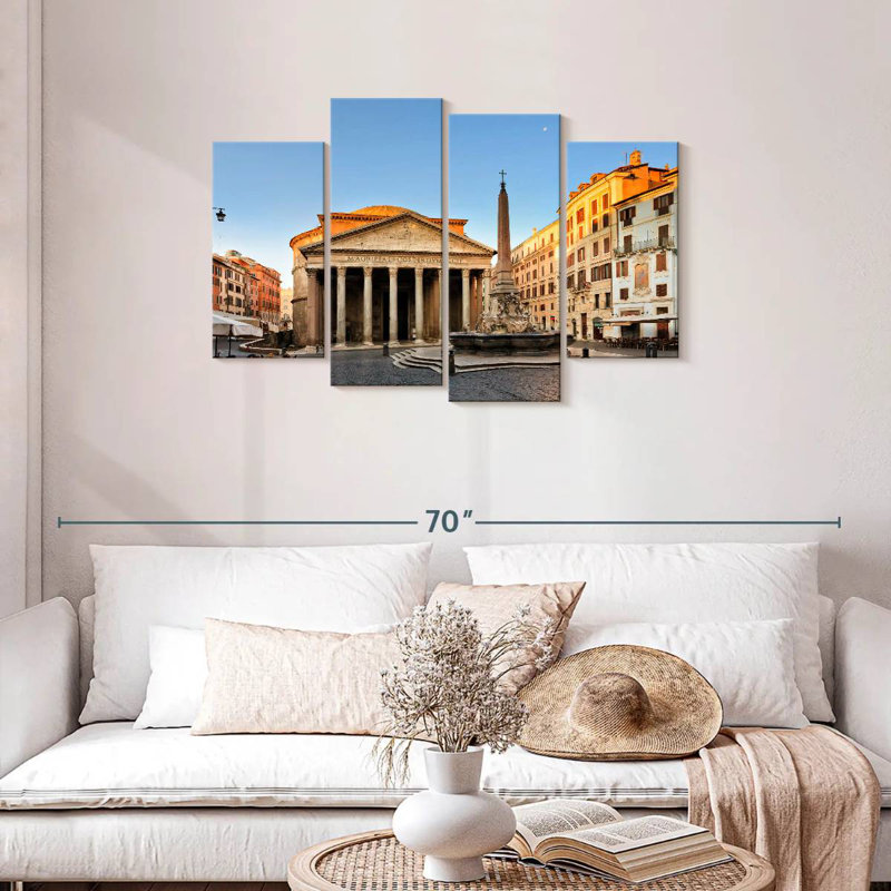 Lilie le Panthéon de Rome, H 27 po x l 43 po
