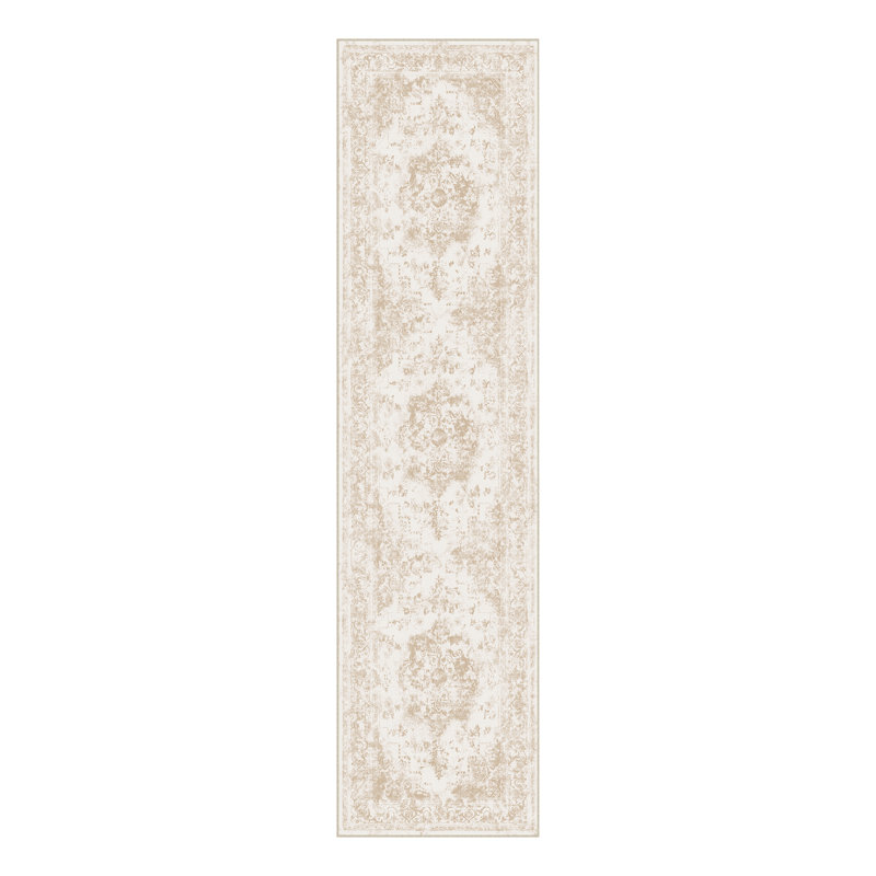 Tapis beige Cora, Rectangle 2 pi 3 po x 7 pi 6 po, Beige