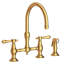 Chesterfield Kitchen Bridge Faucet with Side Spray-351712974