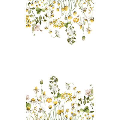 Field Blossom Yellow Wall Mural
