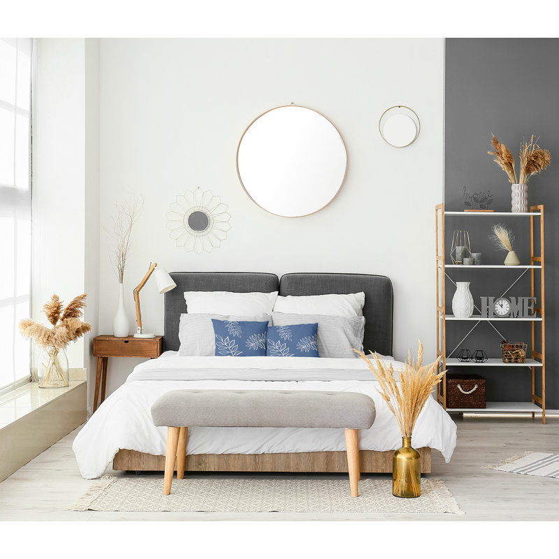 Housse et insert de coussin en polyester Breeland, Bleu cadet, 16 po x 16 po, Polyester/ Bourre en polyester