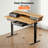 Electric Standing Desk with 4 Storage Drawers, Stand Up Desk Adjustable Height, Compatible with C-clamp mounting, with cable management tray，Suitable for office and home office use-2125152374-2125152267