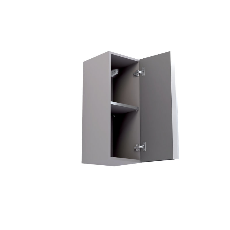 Armoire murale de rangement modulaire Premium Garage, porte à fermeture douce, poignées intégrées, fabrication de boîte en contreplaqué robuste, organisateur d'outils et d'équipement, 12 po