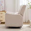 Fauteuil inclinable pivotant à bascule de 75 cm de large, avec dossier à oreilles, fauteuil à bascule, chaise berçante pour chambre d'enfant-314589067