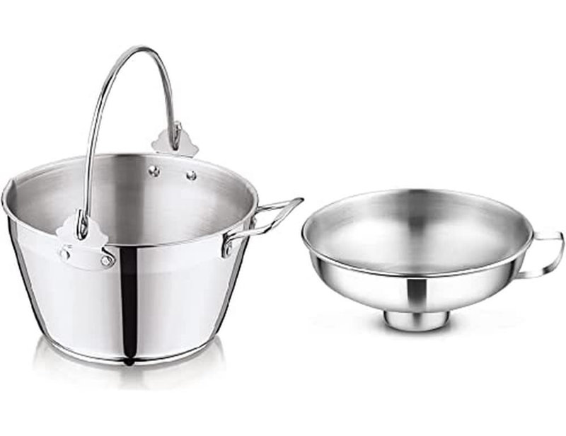 Rebrilliant Benedetti 8.98L Stainless Steel Stock Pot