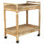 Provence Rattan Bar Cart - Whitewash/Light Brown