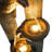 Serovpe Weather Resistant Floor Fountain with Light