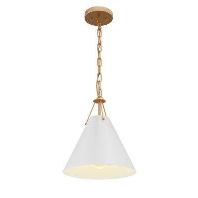 Luminaire suspendu classique réglable à 1 lumière Velvain