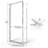 Sopora 26'' - W x 63.5'' H Pivot Door Framed Shower Door with-14170829-14170830