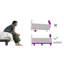 Knickerbocker emBrace 360 Heavy Duty Resin-Encased Steel Bed Frame Base with Headboard Brackets-457292853-457293001