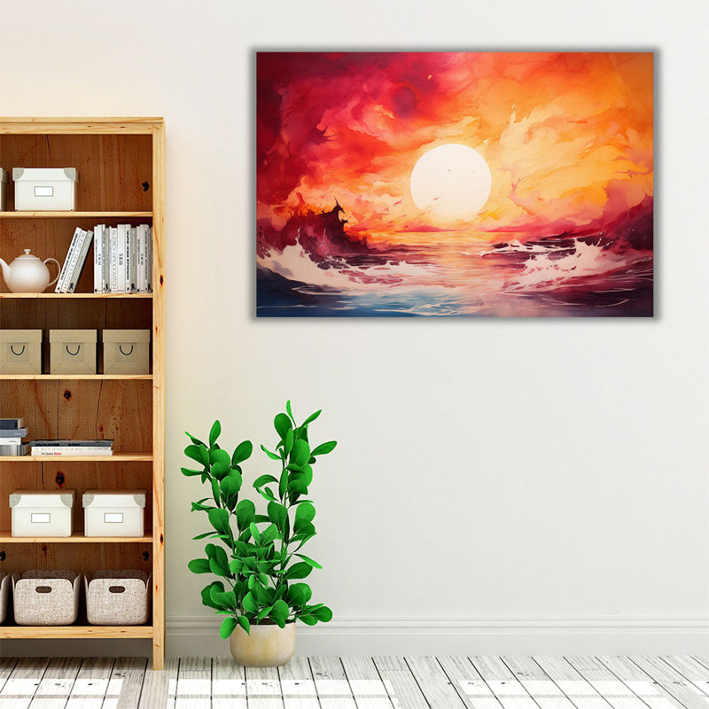 Angry Ocean, 20" H x 30" W