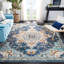 Tapis oriental bleu / bleu clair Felty-1037378435