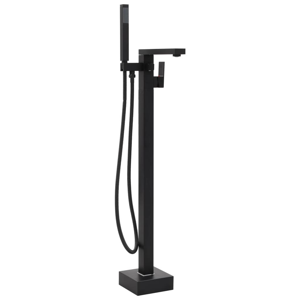Jakes 1 Handle Floor Roman Tub Faucet Bath Filler with Diverter