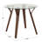 Elzada Round Glass Top Dining Table