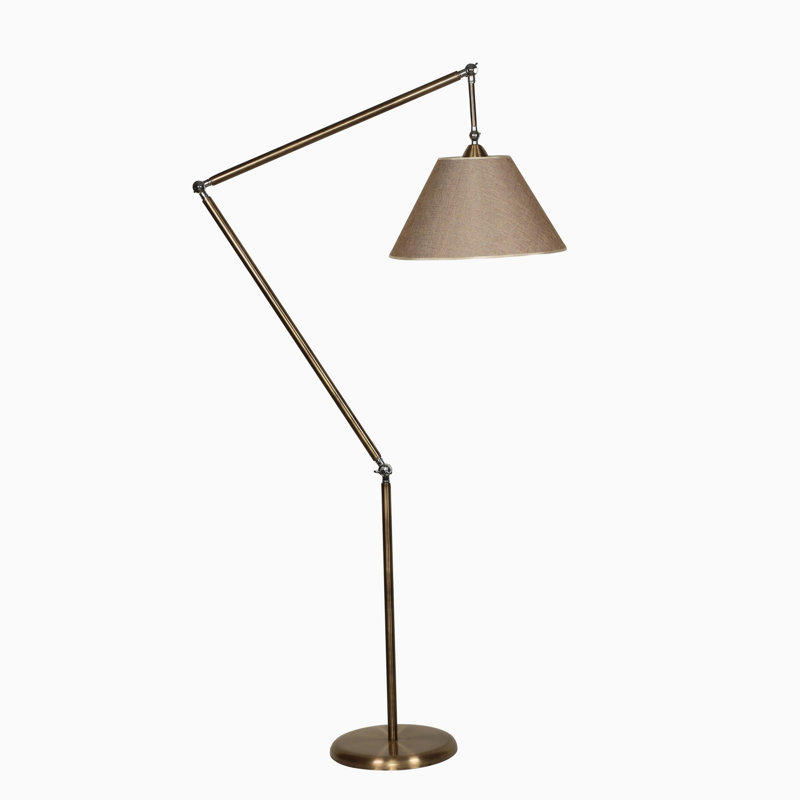 Lampe sur pied à bras articulé Hangah