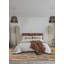 Tapis cyan / orange unique 4 pi 10 po x 6 pi 5 po Neutra