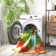 Dawna Floral Green/Orange Area Rug