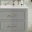 Meuble-lavabo 36 po avec lavabo en céramique, plateau basculant et 2 tiroirs pleine extension-1259999426