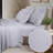 Shabby Chic Printed Pin Stripe Sheet Set-128908893-128908898