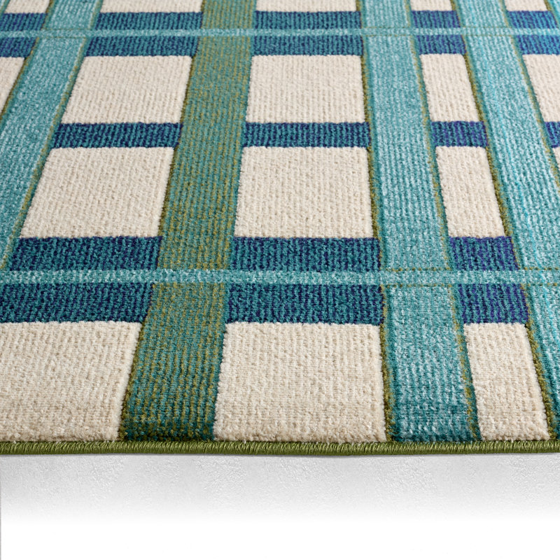 Tapis bleu Lindsey, Rectangulaire 2 pi x 3 pi