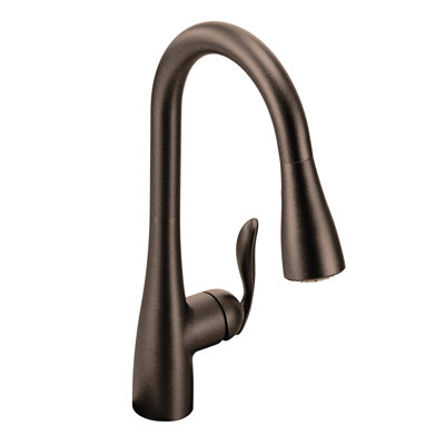 Moen Arbor One Handle Pulldown Kitchen Faucet Featuring Power Boost and Reflex
