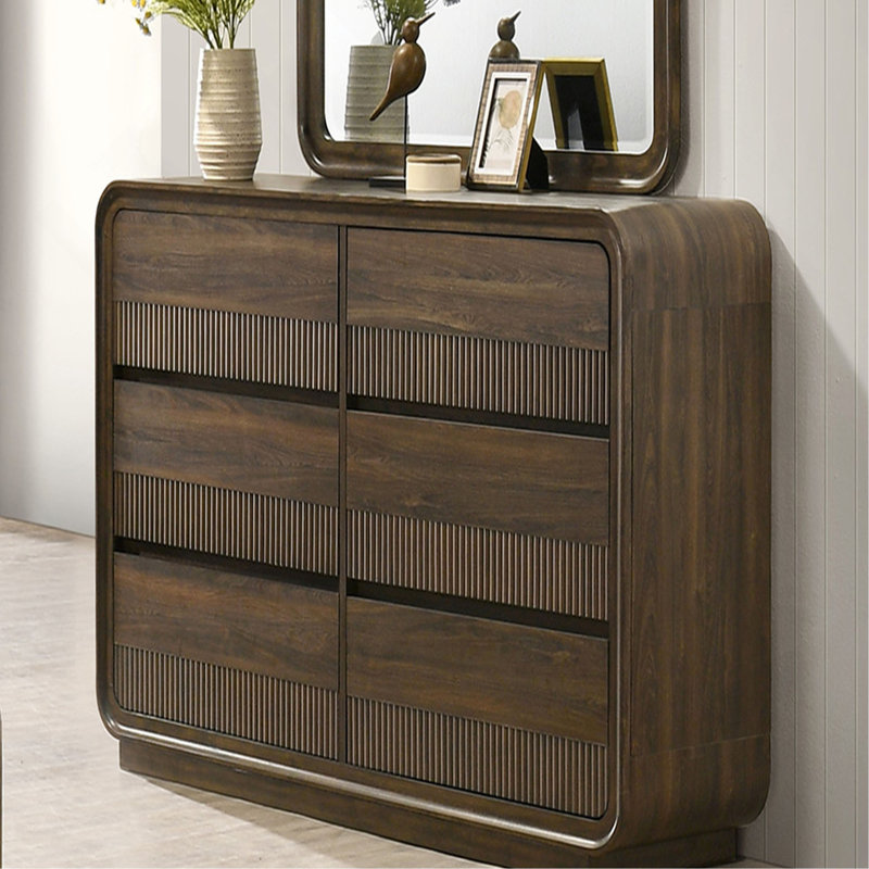 Mobilier de chambre en bois Mid-Century Flair