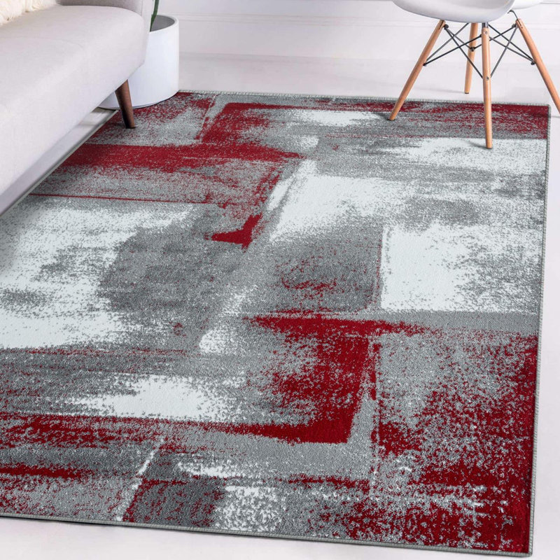 Anyya Abstract Indoor Rug, Rectangle 5' x 7'