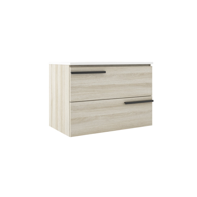 Ensemble de meuble-lavabo simple 32 po, Chêne blanc