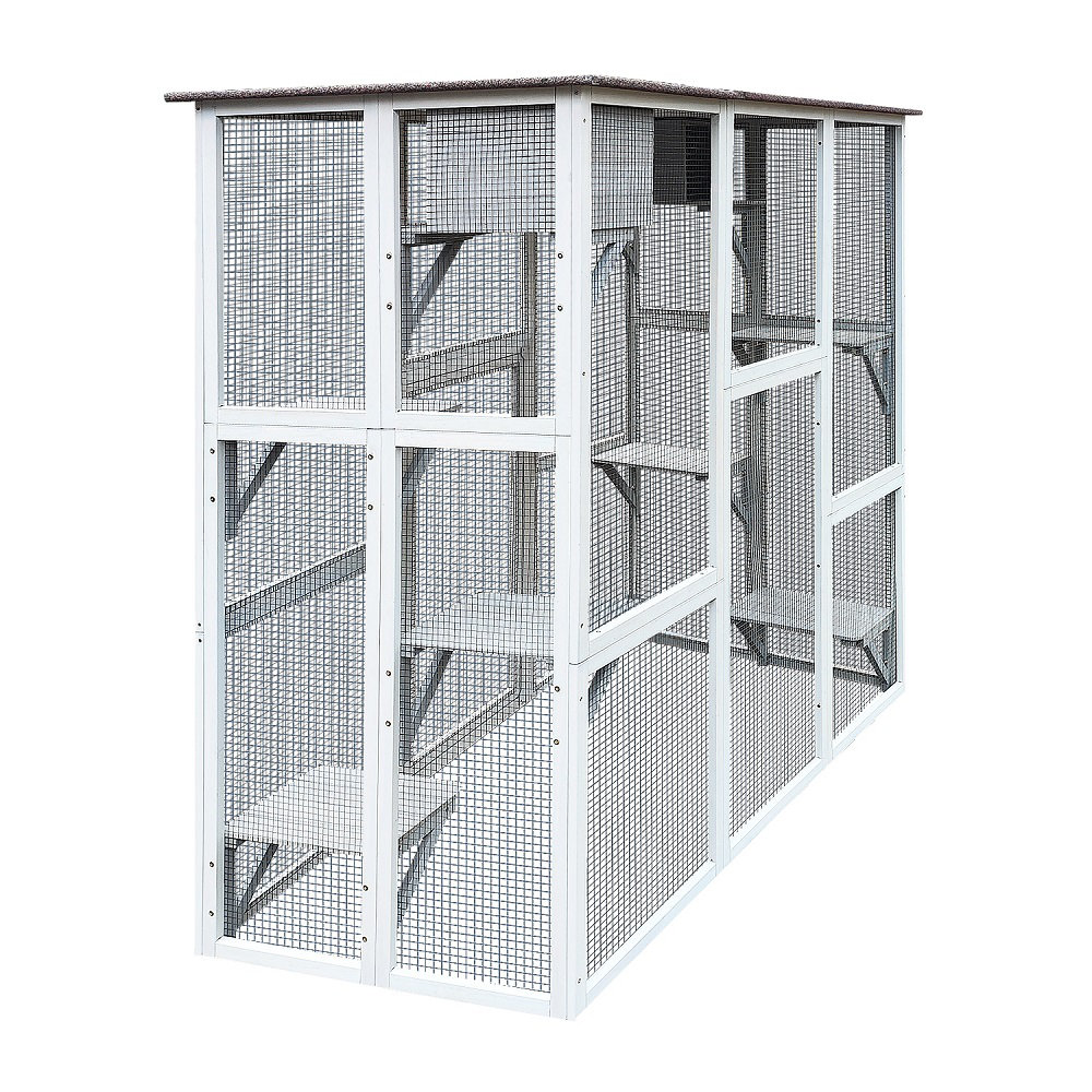 Tucker Murphy Pet™ Estreya Outdoor Cat Playpen Wayfair Canada