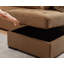Canapé modulaire surdimensionné de 123 po en forme de U avec méridienne de rangement et 4 coussins décoratifs pour le salon-480710983