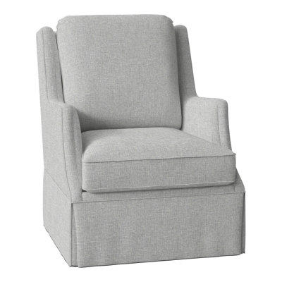 Savannah Linen Boucle Swivel Wingback Chair