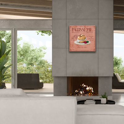 Epic Graffiti 'Patisserie 11'  by Fiona Stokes-Gilbert Canvas Wall Art, 26" x 26"