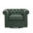 Lawrence Chesterfield Upholstered Swivel Club Chair-496064905