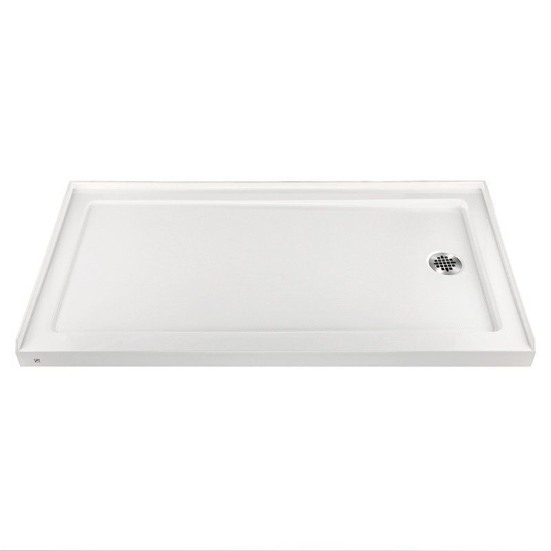 Base de douche blanche 60 po x 32 po Rainlex, Oui
