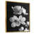 Toile avec cadre flottant or